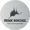 MAK Social's compelling logo: A symbol of guaranteed success, innovation, and dynamic digital expertise, promising optimal outcomes for businesses online